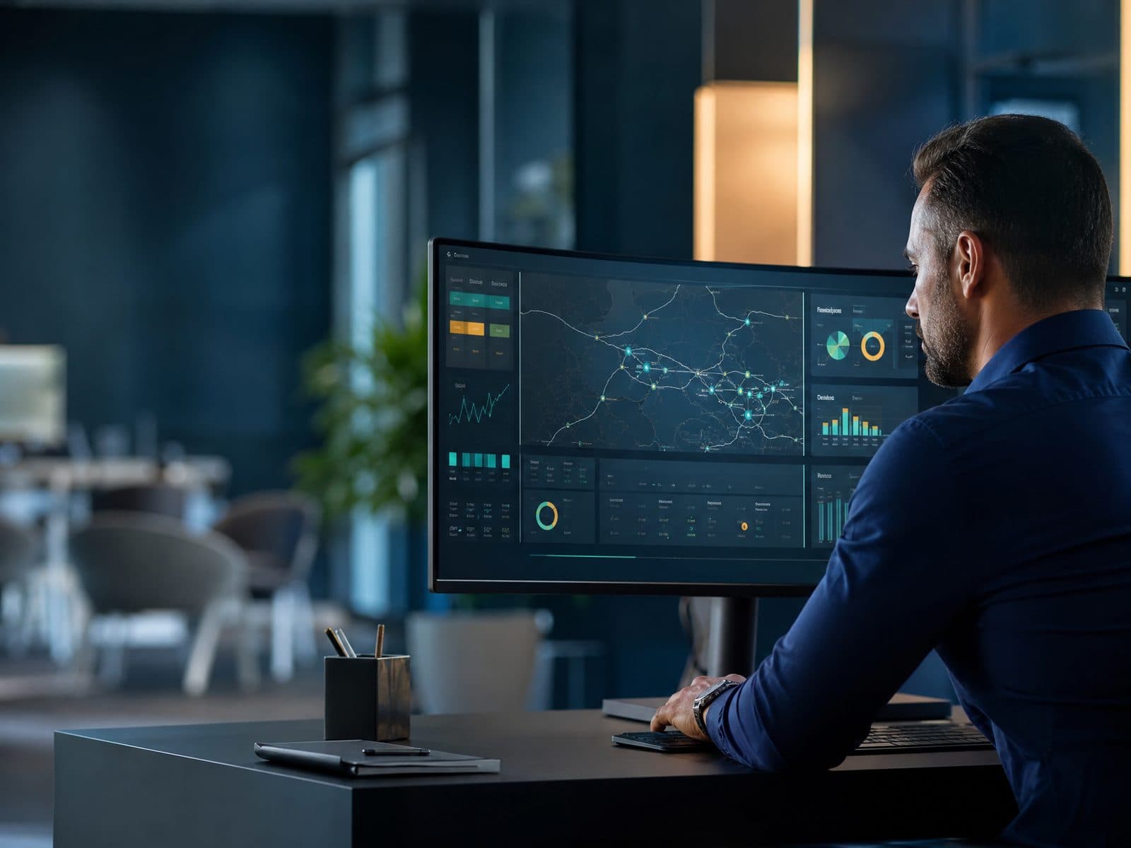 Indicadores de telemetria veicular da frota na plataforma ACMON